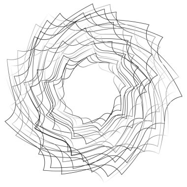 Spirally geometrik öğesi