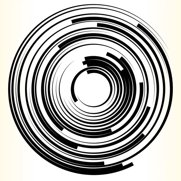Élément de cercle géométrique — Image vectorielle