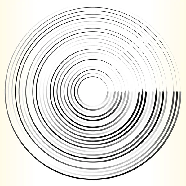 Element geometrycznej koło — Wektor stockowy