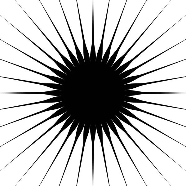 Vzorek oncentric kruhové čáry — Stockový vektor