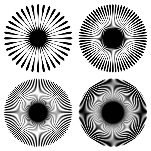 Abstracte cirkelvormige elementen — Stockvector