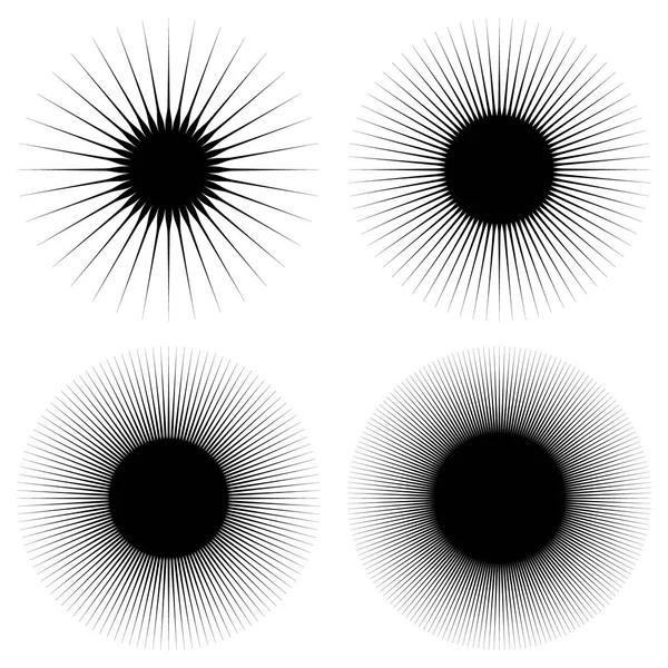 Elementos circulares abstractos — Vector de stock