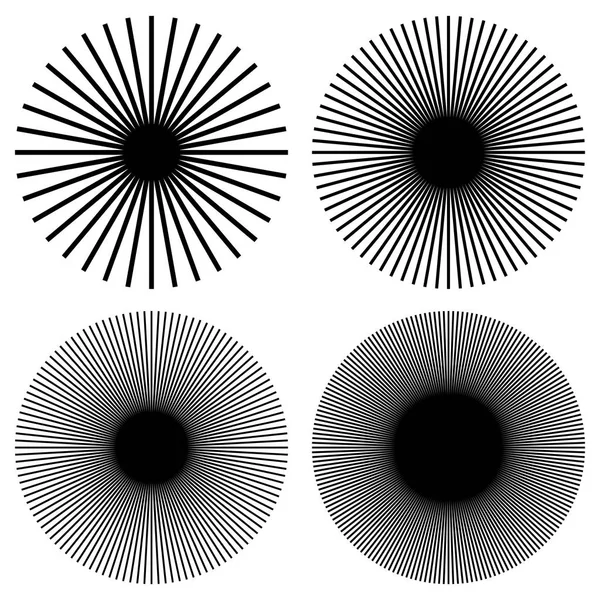 Elementos circulares abstratos — Vetor de Stock