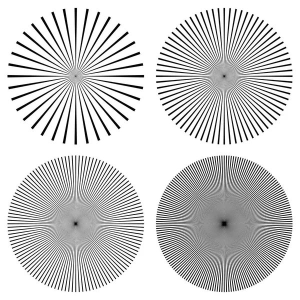 Elementos circulares abstratos — Vetor de Stock