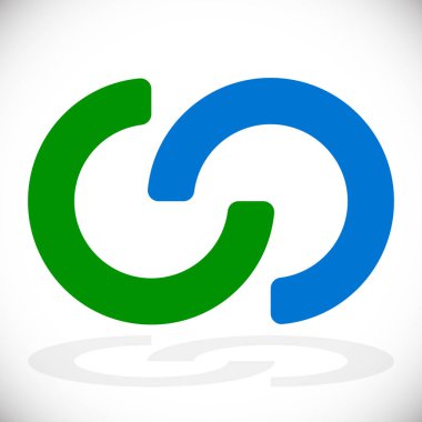 soyut bağlantısı olarak iç içe halkalar