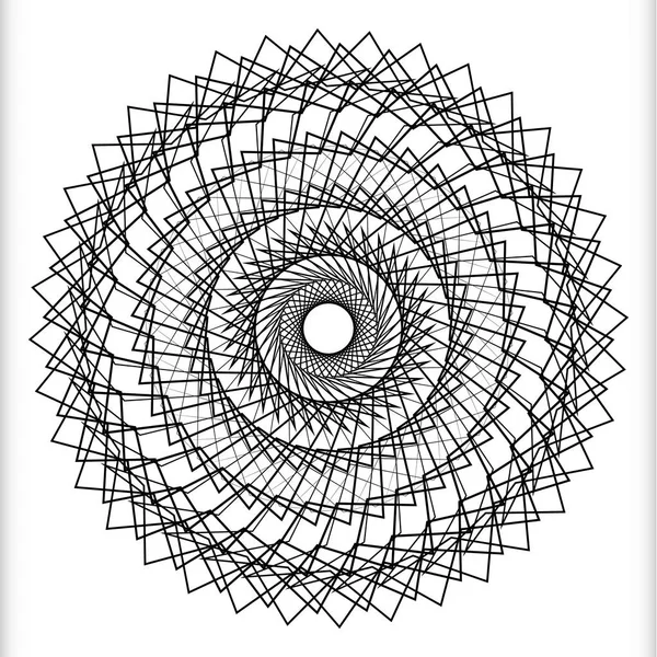 Elemento circolare geometrico — Vettoriale Stock