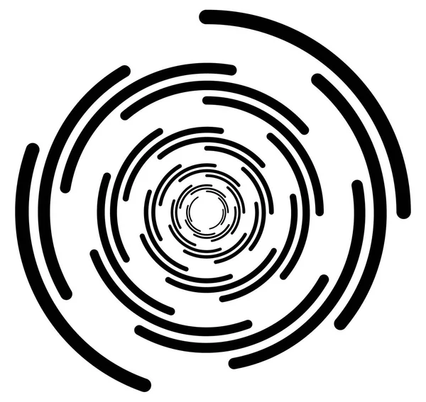 Radiale kreisförmige Elemente — Stockvektor