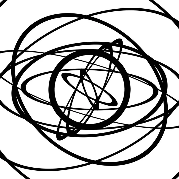 Радиальные круговые элементы — стоковый вектор