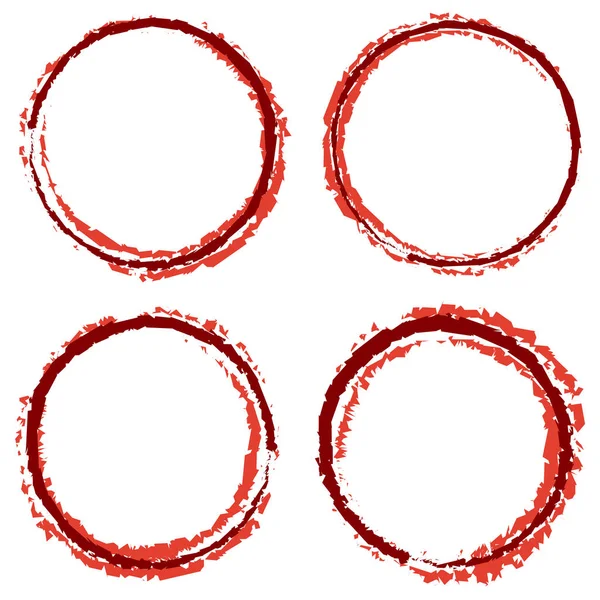 Радіальні кругових елементів — стоковий вектор