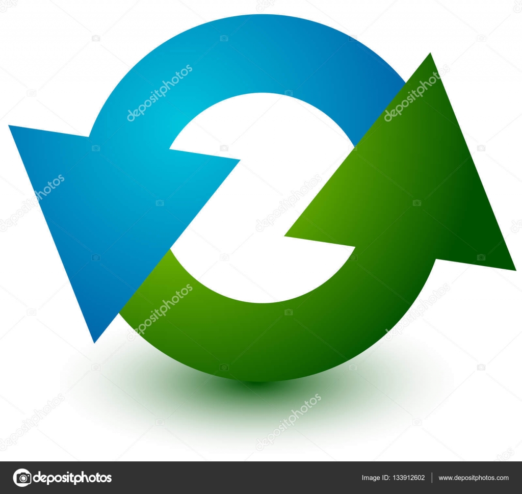一対の円の矢印 ストックベクター C Vectorguy 一対の円の矢印 ストックベクター C Vectorguy
