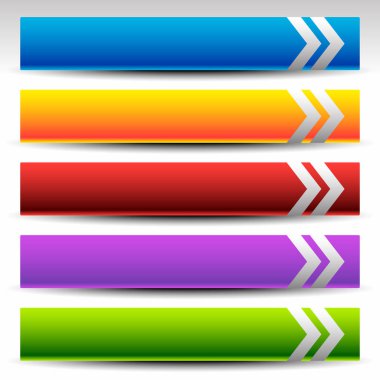 Canlı renkler afiş şekli ayarla