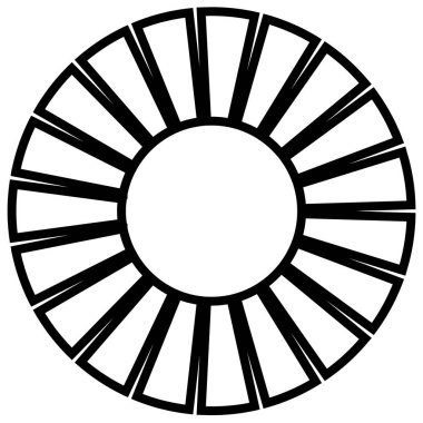 Geometrik daire öğesi 