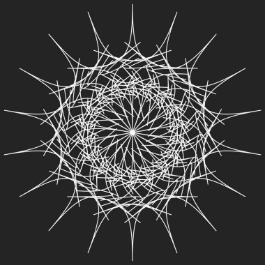 Geometrik daire. Döngüsel öğe.