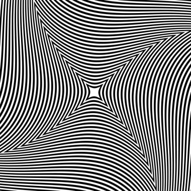 Yayılan çizgiler desen