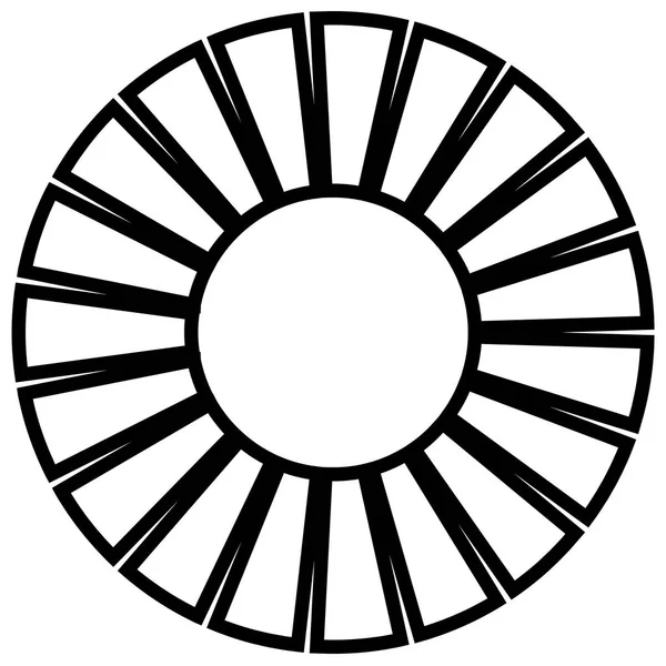 Geometric circle element — Stock Vector