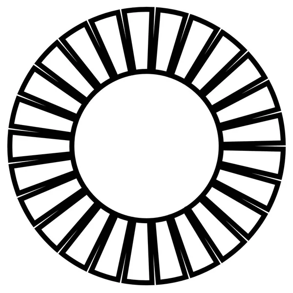 Elemento de círculo geométrico —  Vetores de Stock