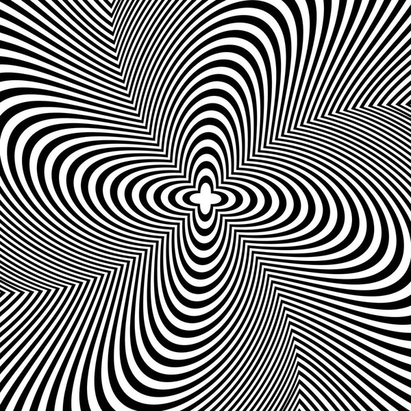 Radiating lines abstract pattern