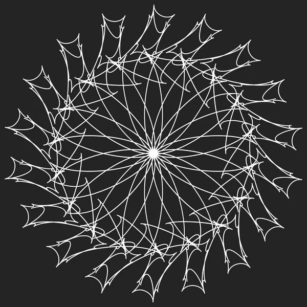 Geometrischer Kreis. Kreisförmiges Element. — Stockvektor