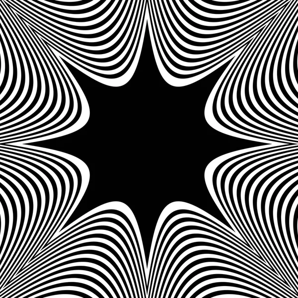 Modèle de lignes rayonnantes — Image vectorielle