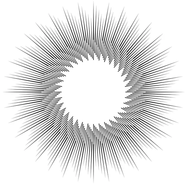 Forma circular abstracta — Vector de stock