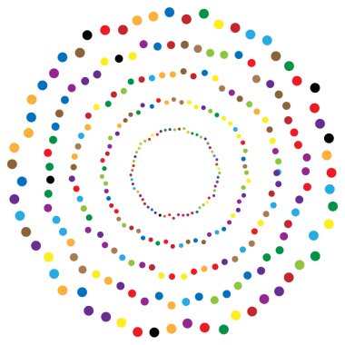 rasgele daireler soyut öğe