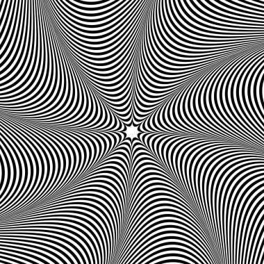 Yayılan çizgiler desen