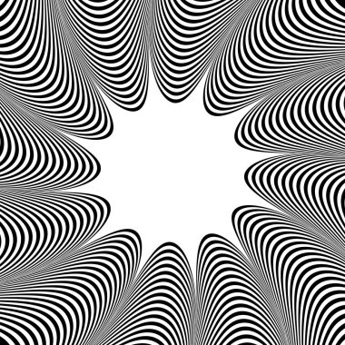 Yayılan çizgiler desen