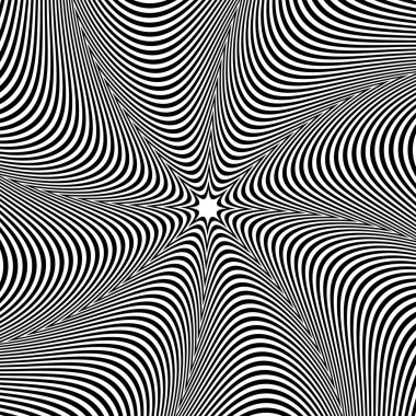 Yayılan çizgiler desen