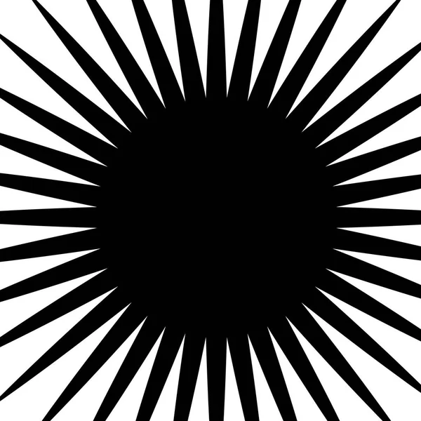 Modèle de lignes radiales circulaires . — Image vectorielle