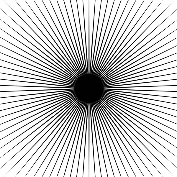 Циркулярные радиальные линии . — стоковый вектор