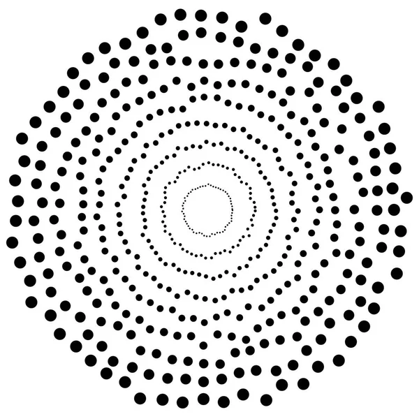 Círculos aleatorios elemento abstracto — Archivo Imágenes Vectoriales