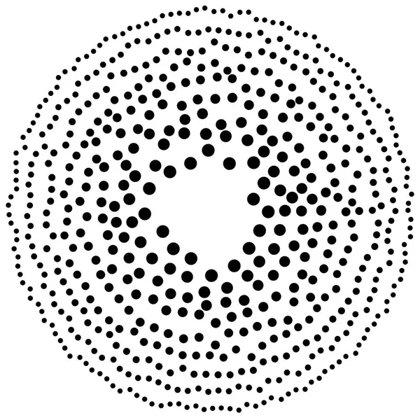 Círculos aleatorios elemento abstracto — Archivo Imágenes Vectoriales