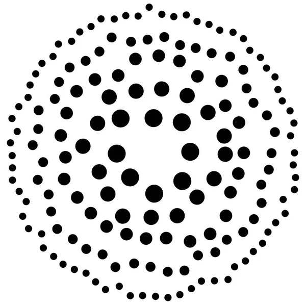 Random circles abstract element — Stock Vector
