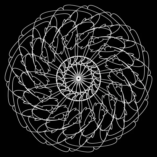 Geometrischer Kreis. Kreisförmiges Element. — Stockvektor