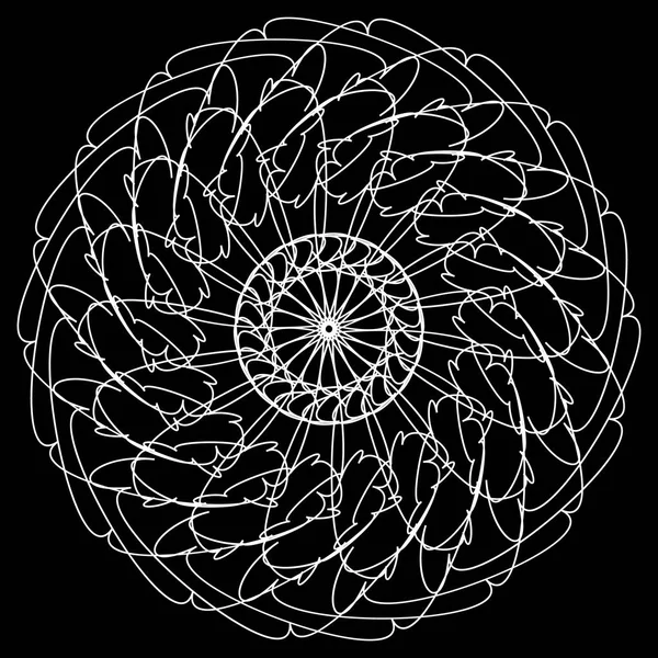 Geometrischer Kreis. Kreisförmiges Element. — Stockvektor