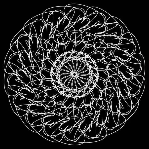 Geometrischer Kreis. Kreisförmiges Element. — Stockvektor