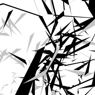 Geometrik sinirli kaba desen