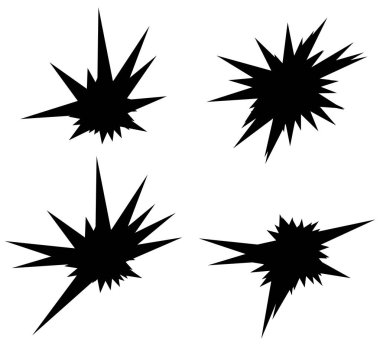 Soyut rasgele geometrik öğelerin