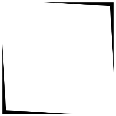 abstract square frame clipart