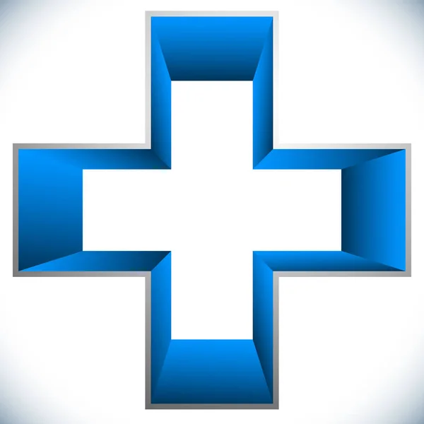 Medical cross icon — Stock Vector