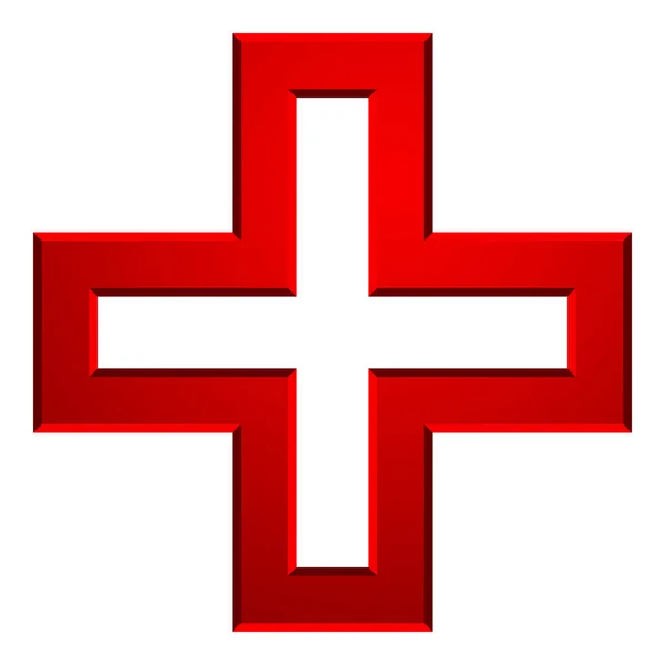 Ícone cruz médica —  Vetores de Stock