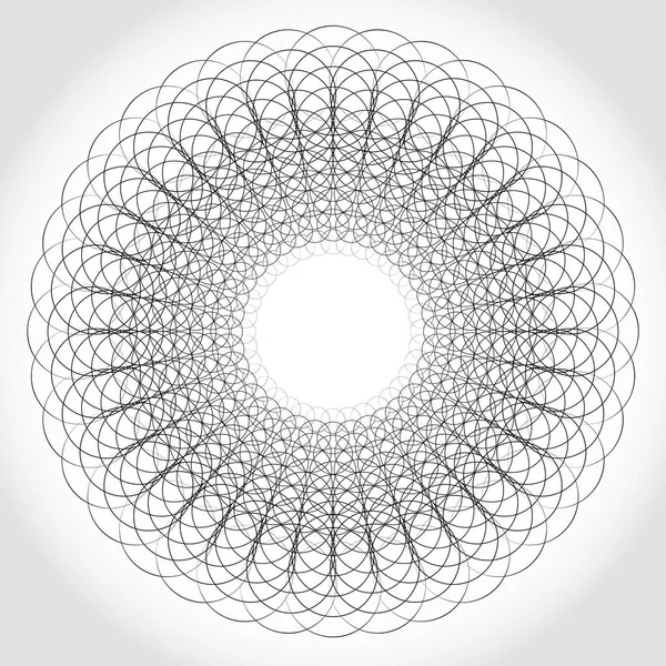 Круговая геометрическая мандала — стоковый вектор