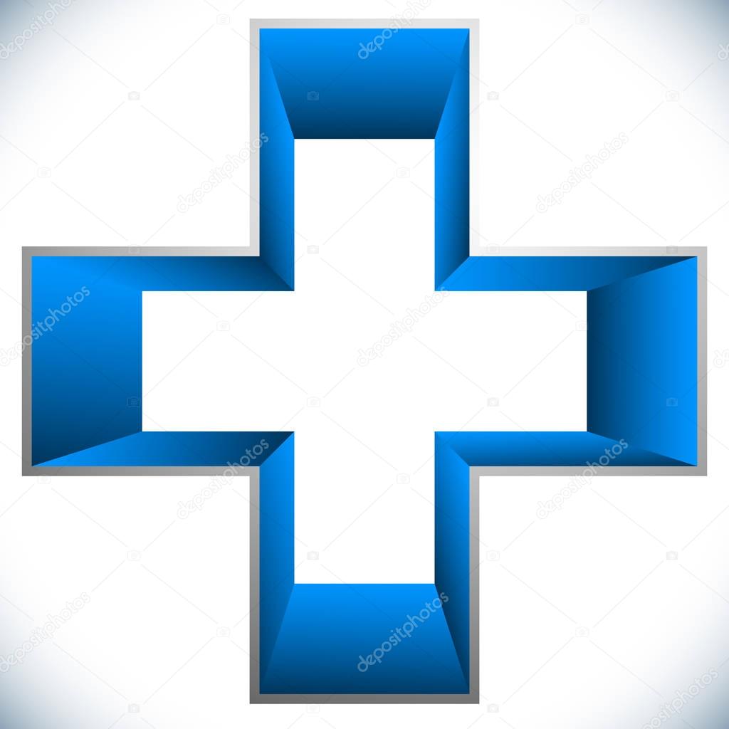 Medical cross icon