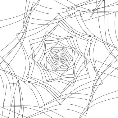 spiral lines pattern clipart