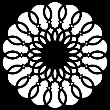 dairesel geometrik mandala