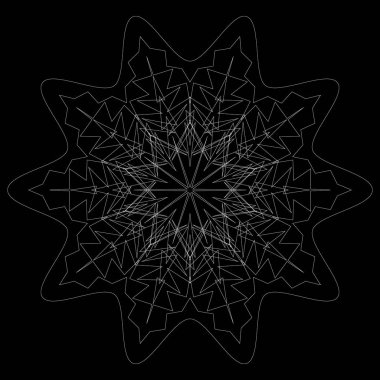 dairesel geometrik mandala