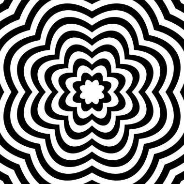 Radyal geometrik soyut desen