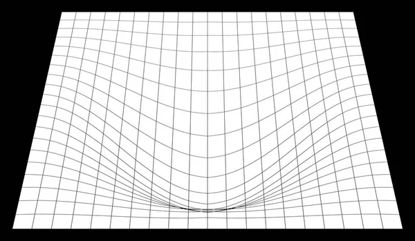 Gięte siatki w perspektywie — Wektor stockowy