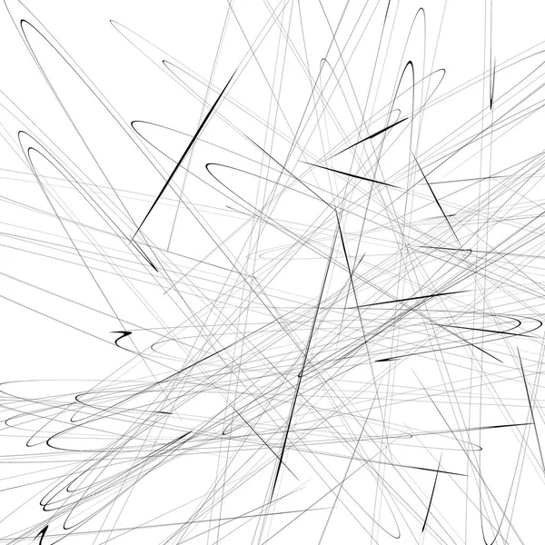 Zufällige Linien abstraktes Muster — Stockvektor