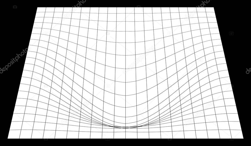 Bent grid in perspective
